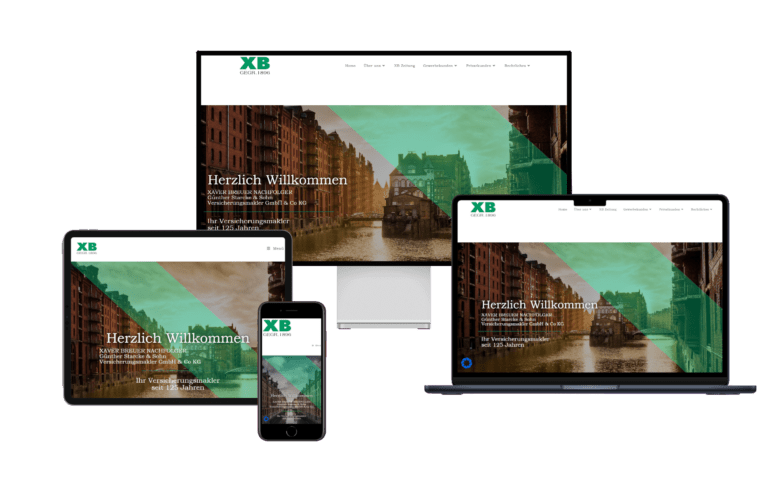 Referenz Versicherungsmarkler GmbH Webdesign Agentur Hamburg